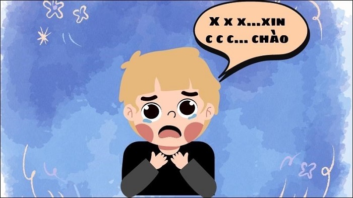 Nói lắp - nói nhanh là biểu hiện của sự lo lắng